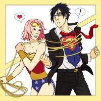 Wonder Sakura and Super Sasuke